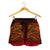 Polynesian Wallis and Futuna Women's Shorts - Red Shark Polynesian Tattoo - Polynesian Pride