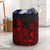 Vanuatu Laundry Basket - Polynesian Turtle Hibiscus Red Laundry Basket One Size Red - Polynesian Pride