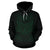 Polynesian ll Over Custom Hoodie Green Turtle Tribal Pattern - Polynesian Pride