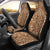 Polynesian Car Seat Cover - Polynesian Tattoo 41 Universal Fit Brown - Polynesian Pride