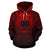 Samoa All Over Hoodie Lift up Red - Polynesian Pride