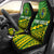 Cook Islands Rugby Car Seat Covers Coconut Leaves - The Kuki's - Polynesian Pride