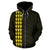 Polynesian Kakau Seal of Hawaii Custom Zip Hoodie Yellow - Polynesian Pride