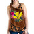 Hawaii Kanaka Maoli Women's Racerback Tank - Polynesian Hook And Hibiscus - Polynesian Pride