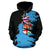 Fiji Hoodie Fiji Flag Painting - Polynesian Pride