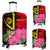 Vanuatu Luggage Covers - Vanuatu Flag with Hibiscus - Polynesian Pride