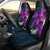 Kanaka Maoli (Hawaiian) Car Seat Covers - Sea Turtle Tropical Hibiscus And Plumeria Purple - Polynesian Pride