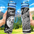 Niue Custom Personalised Hydro Tracking Bottle - Wings Style Hydro Tracking Bottle - Niue 32oz Large Black - Polynesian Pride