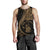 New Caledonia Men's Tank Top Kanaloa Tatau Gen NC (Gold) - Polynesian Pride