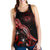 Hawaii Polynesian Women Tank Top - Turtle With Blooming Hibiscus Red - Polynesian Pride