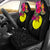 Palau Car Seat Covers - Polynesian Hibiscus Pattern Universal Fit Black - Polynesian Pride