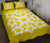 Hawaiian Quilt Bed Set Royal Pattern - Yellow - A1 Style - Polynesian Pride