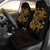 Hawaii Car Seat Covers - Gold Kanaka Maoli Turtle Universal Fit Gold - Polynesian Pride