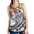 The Philippines Women's Racerback Tank - Summer Plumeria (White) - Polynesian Pride