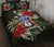 Norfolk Island Polynesian Quilt Bed Set - Special Hibiscus Black - Polynesian Pride