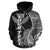 Hawaii Polynesian Custom Hoodie Coconut Black - Polynesian Pride