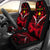 Papua New Guinea Car Seat Covers - Papua New Guinea Flag Hibiscus Polynesian Tattoo - K9 - Polynesian Pride