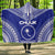 Chuuk Flag Polynesian Chief Hooded Blanket Hooded Blanket Blue - Polynesian Pride