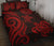 American Samoa Quilt Bed Set - Red Tentacle Turtle Red - Polynesian Pride