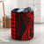 Hawaii Kakau Red Polynesian Laundry Basket AH Laundry Basket - 1 One Size Red - Polynesian Pride