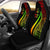 Marshall Islands Car Seat Covers - Reggae Polynesian Tentacle Tribal Pattern Crest Universal Fit Reggae - Polynesian Pride