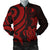 Yap Micronesian Men Bomber Jacket - Red Tentacle Turtle Red - Polynesian Pride