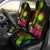 Nauru Polynesian Car Seat Covers - Hibiscus and Banana Leaves Universal Fit Reggae - Polynesian Pride