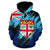 Fiji Hoodie Fiji Flag Painting Ver.2 - Polynesian Pride