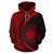 Polynesian Seal of Hawaii Hoodie Red - Polynesian Pride