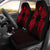 Nauru Car Seat Cover - Nauru Flag Map Red Universal Fit Red - Polynesian Pride