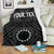 Cook Island Personalised Premium Blanket - Seal With Polynesian Tattoo Style ( Black) - Polynesian Pride