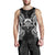 Tuvalu Polynesian Men Tank Top Map Black Black - Polynesian Pride