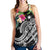 The Philippines Women's Racerback Tank - Summer Plumeria (Black) - Polynesian Pride