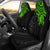 Cook Islands Polynesian Car Seat Covers - Green Turtle Universal Fit Green - Polynesian Pride
