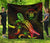 Niue Polynesian Premium Quilt - Turtle With Blooming Hibiscus Reggae - Polynesian Pride