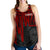 Tahiti Women's Racerback Tank - Tahiti Seal In Heartbeat Patterns Style (Red) - Polynesian Pride