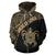 American Samoa Zip up Hoodie Hoodie American Samoa Seal In Turtle Polynesian Tattoo GoldTh5 - Polynesian Pride