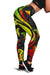 Papua New Guinea Women's Leggings - Reggae Tentacle Turtle - Polynesian Pride