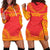 Marquesas Islands Women's Hoodie Dress - Polynesian Flag Chief Red - Polynesian Pride