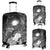 Marshall Islands Custom Personalised Luggage Covers - Humpback Whale with Tropical Flowers (White) - Polynesian Pride