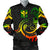 Hawaiian Kanaka Men's Bomber Jacket Hawaii Always In My Heart AH Black - Polynesian Pride