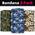 Hawaiian Tropical Set Bandana 3 - Pack - Polynesian Pride