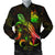 New Caledonia Polynesian Men's Bomber Jacket - Turtle With Blooming Hibiscus Reggae Reggae - Polynesian Pride