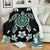 Hawaiian Greenie Turtle Plumeria Blanket - Polynesian Pride