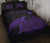 Hawaii Polynesian Hibiscus Turtle Map Quilt Bed Set - AH - Purple - Polynesian Pride