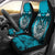 Tahiti Car Seat Covers - Tahiti Flag Coconut Tree Blue Version - A02 - Polynesian Pride