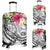 Polynesian Hawaii Luggage Covers - Summer Plumeria (White) - Polynesian Pride