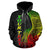 Papua New Guinea Polynesian Custom Zip up Hoodie Coconut Reggae - Polynesian Pride