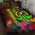 Vanuatu Polynesian Quilt Bed Set - Hibiscus and Banana Leaves Art - Polynesian Pride