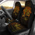 Hawaii Turtle Ohana Hibiscus Poly Car Seat Covers - Yellow - Polynesian Pride